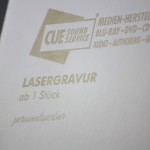 Lasergravur auf DVD Kartonverpackungen